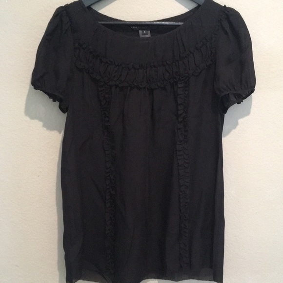 Marc by Marc Jacobs silk top ruffles Sm - Picture 1 of 4